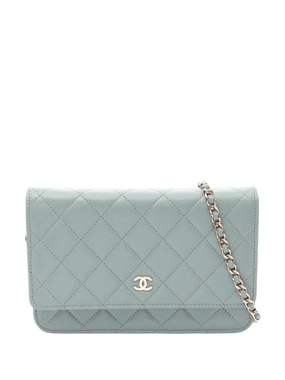 2021-2026 CC Quilted Caviar Wallet on Chain crossbody bag