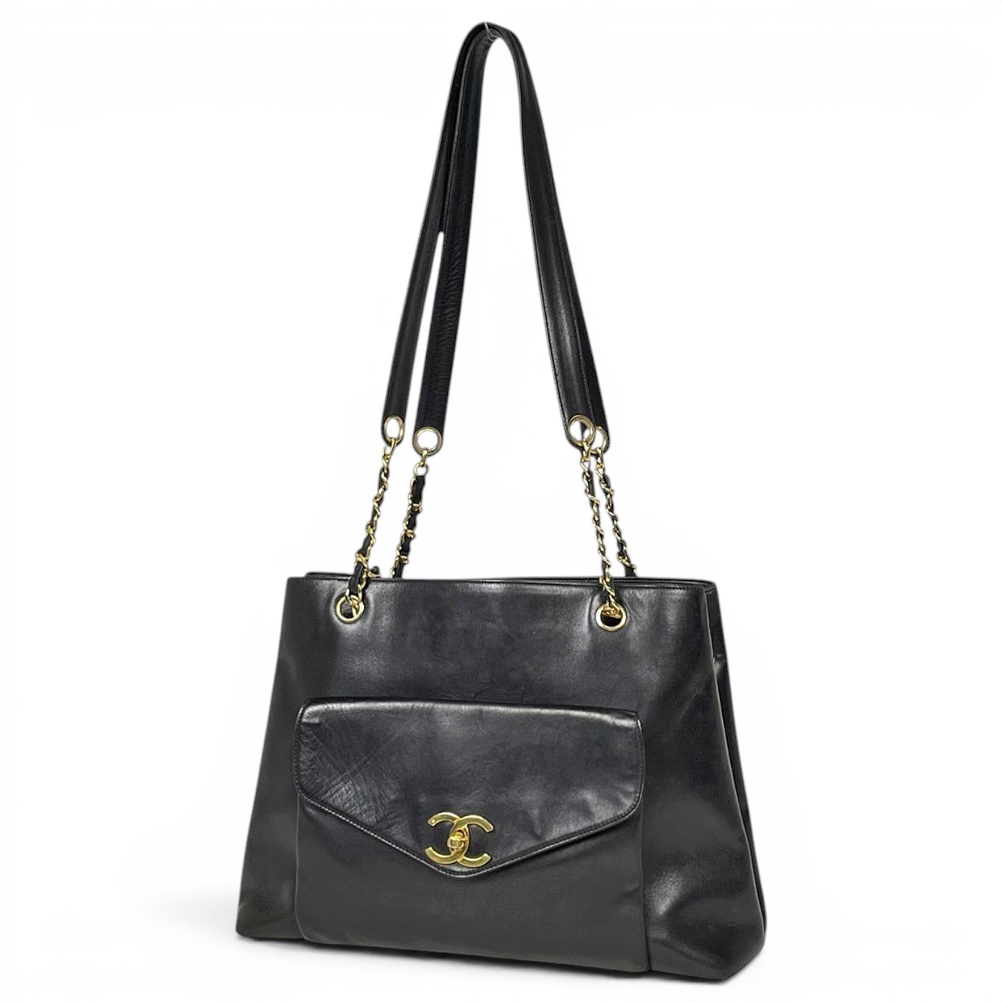 Leather tote