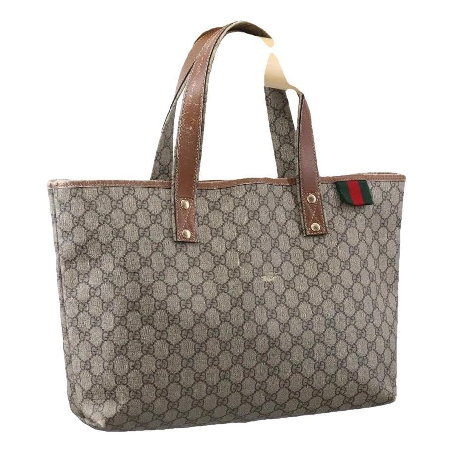 Leather tote