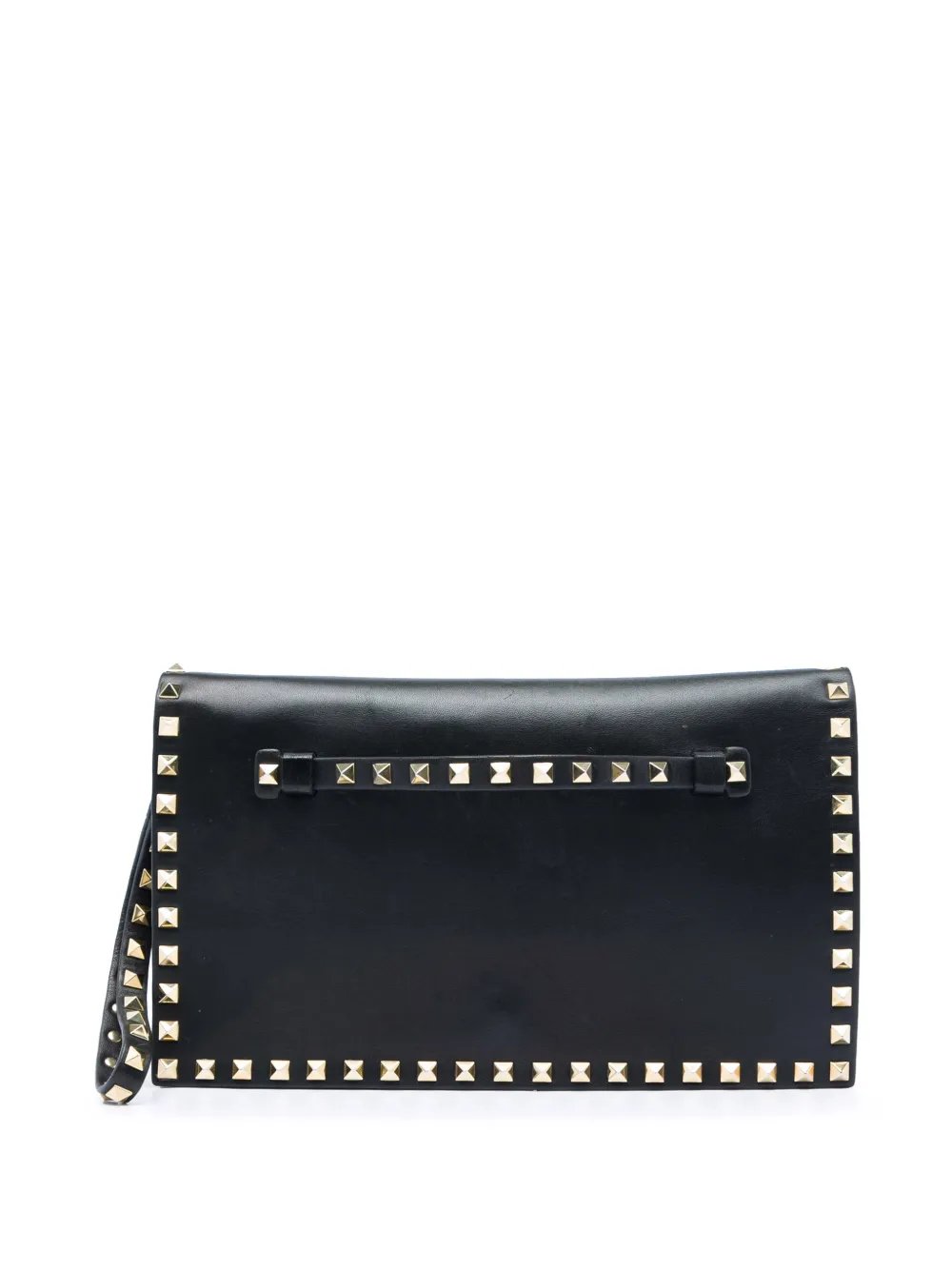 2000-2017 Leather Rockstud Flap clutch bag