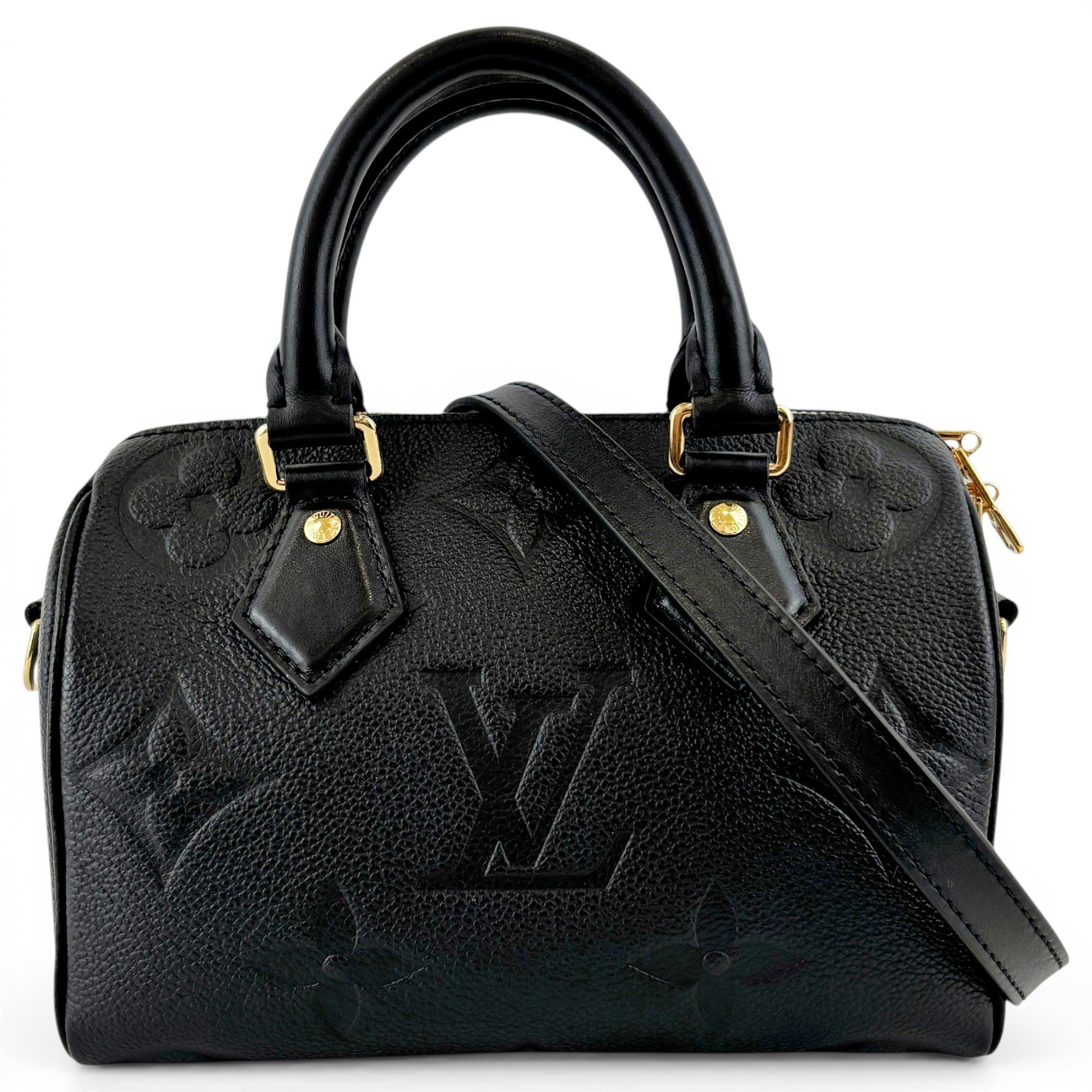Speedy leather bag