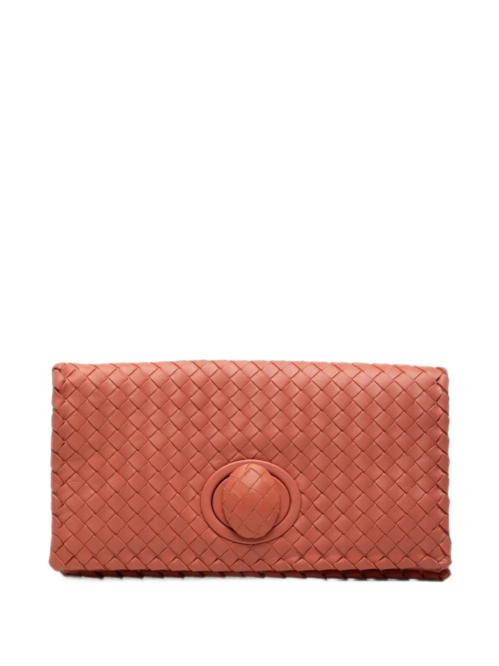 2012-2026 Nappa Intrecciato Turn Lock clutch bag