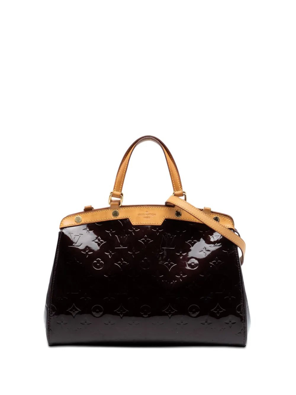 2012 Monogram Vernis Brea MM satchel