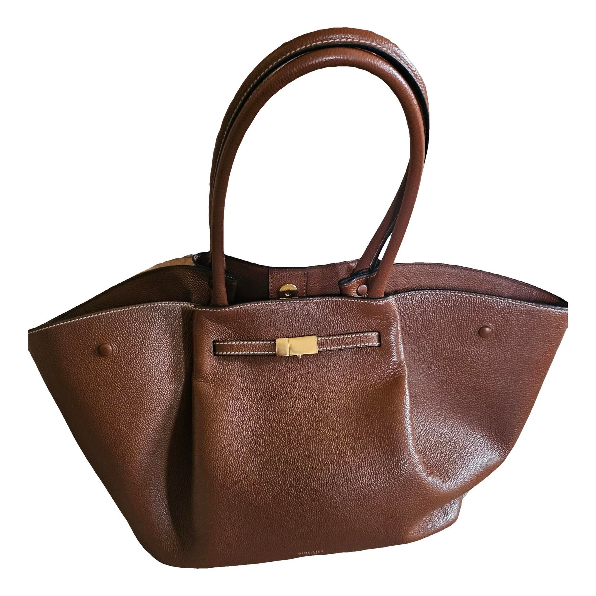 Leather tote