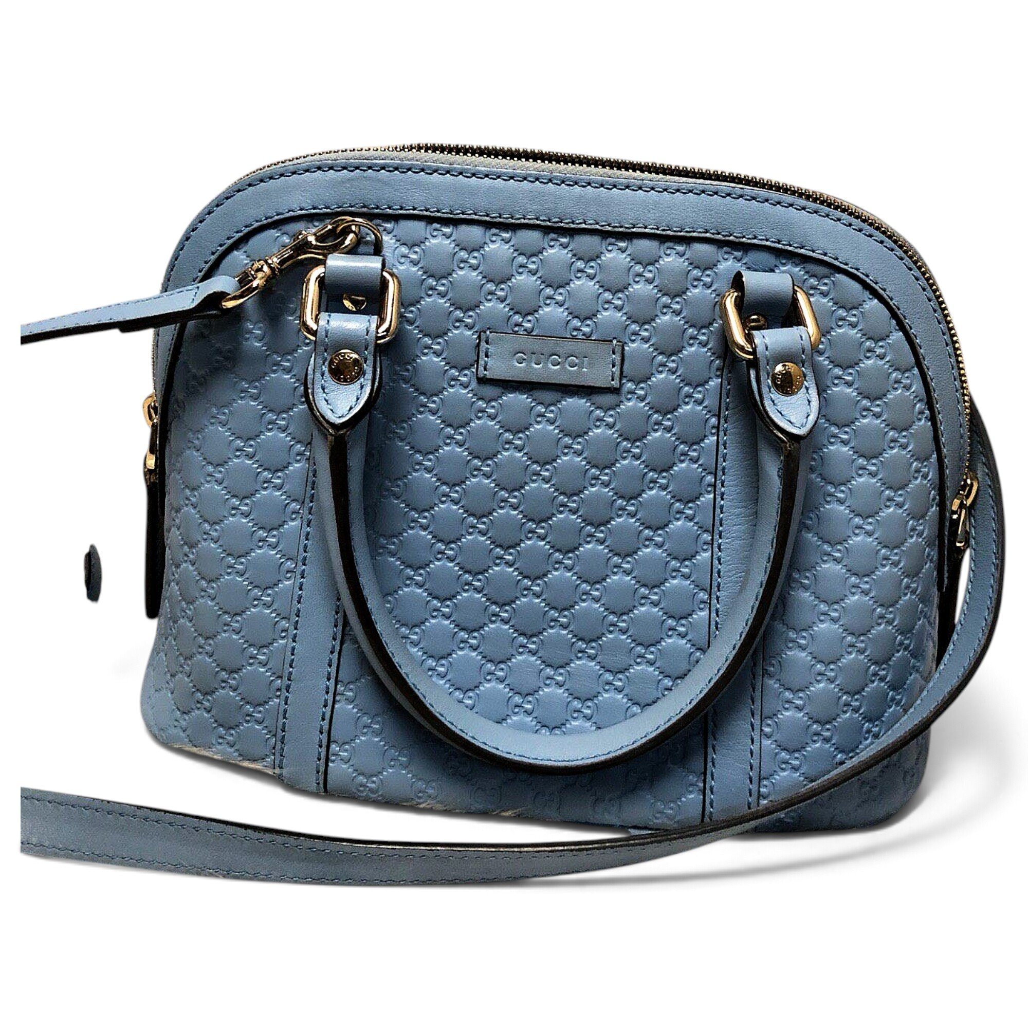 Dôme leather handbag