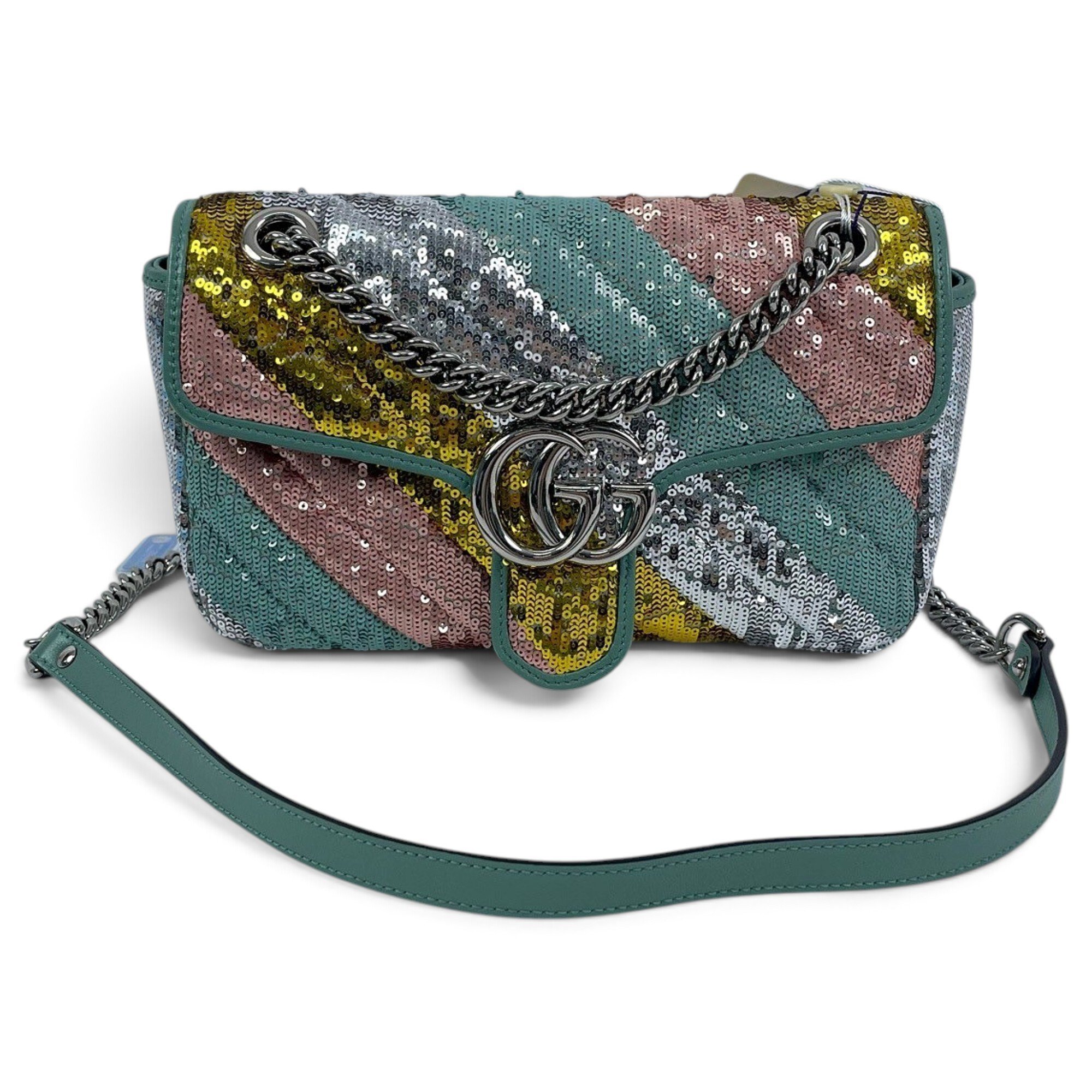 GG Marmont Flap leather handbag