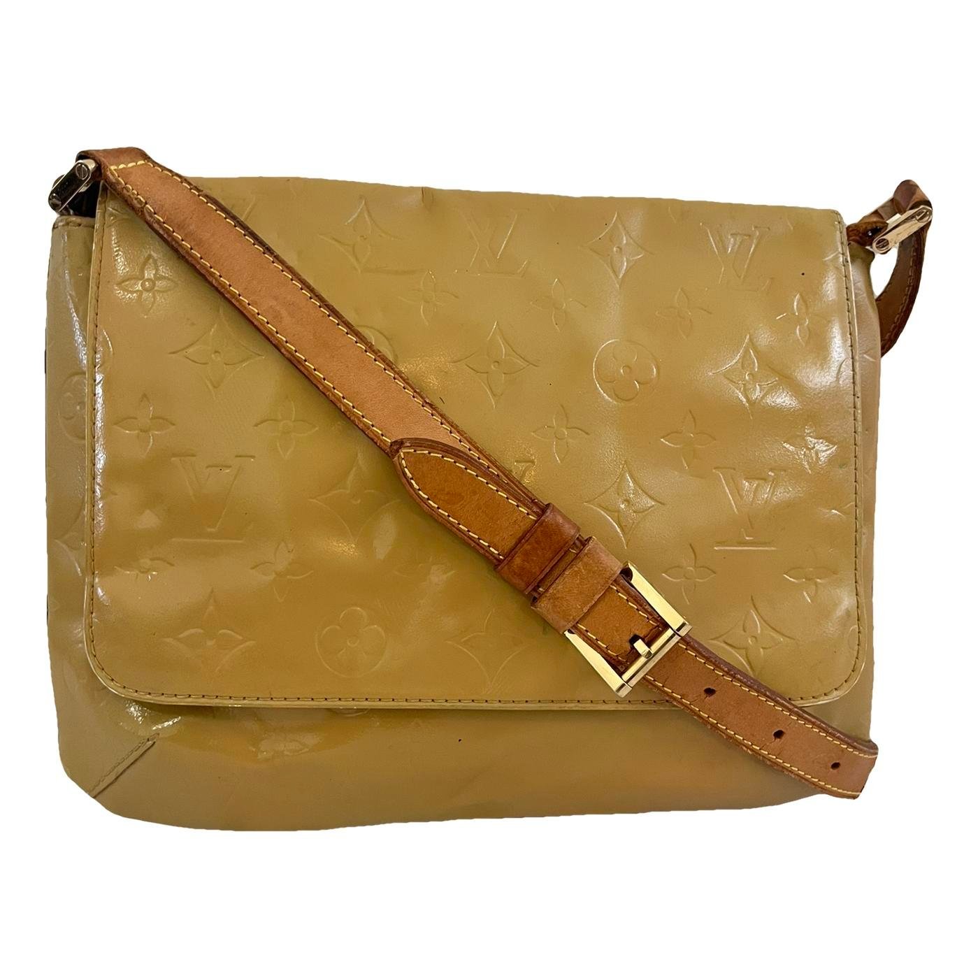 Thompson patent leather handbag