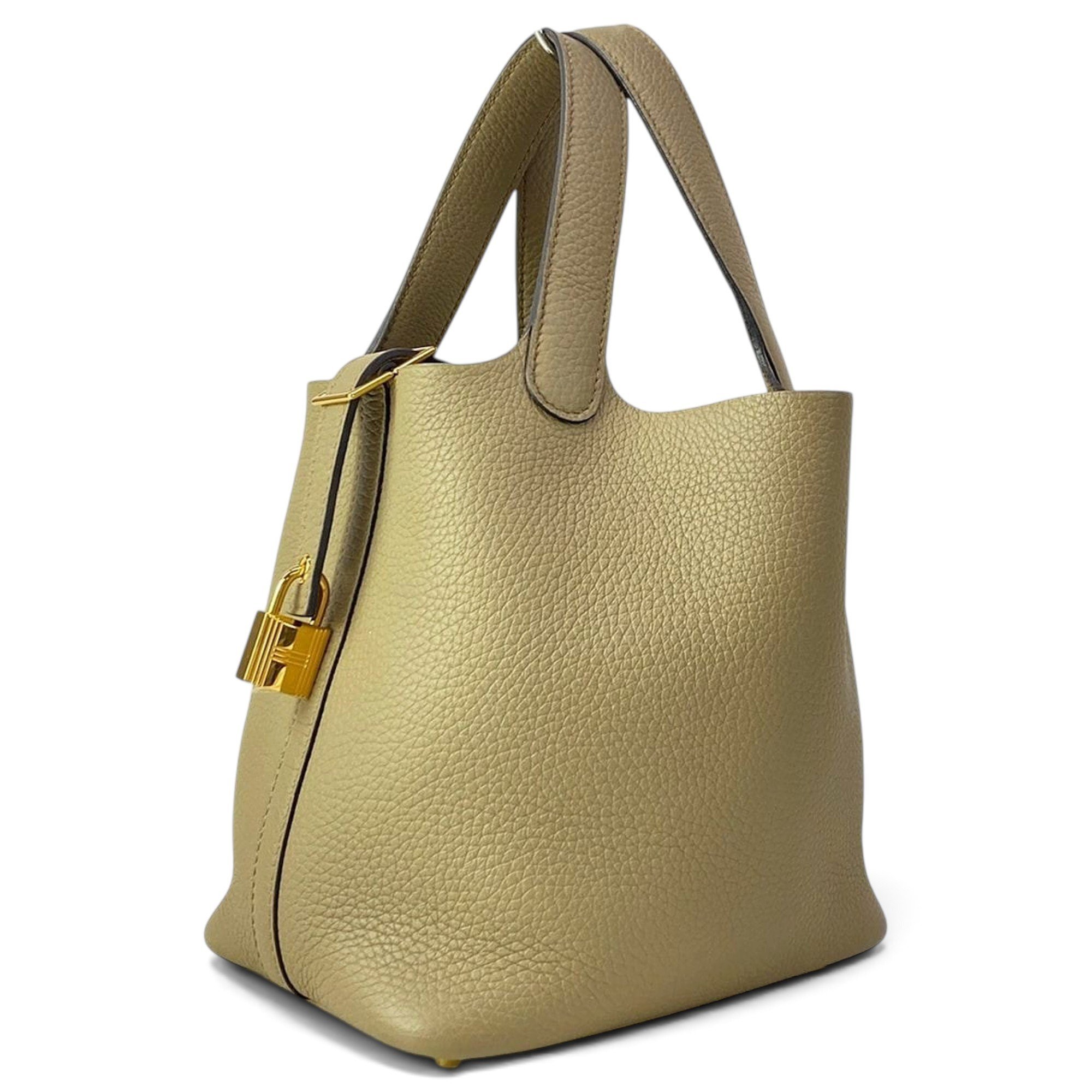 Picotin leather handbag
