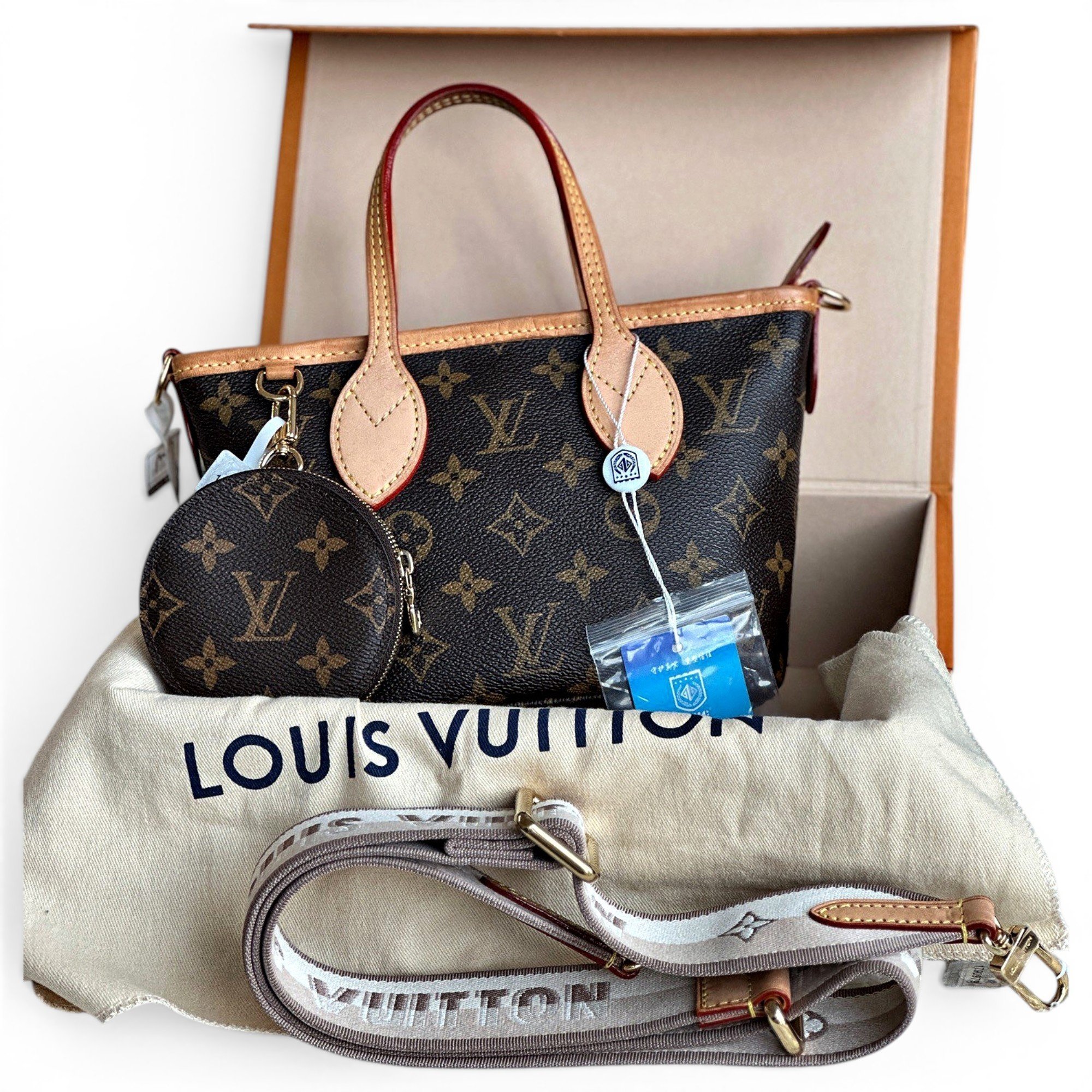 Neverfull leather tote