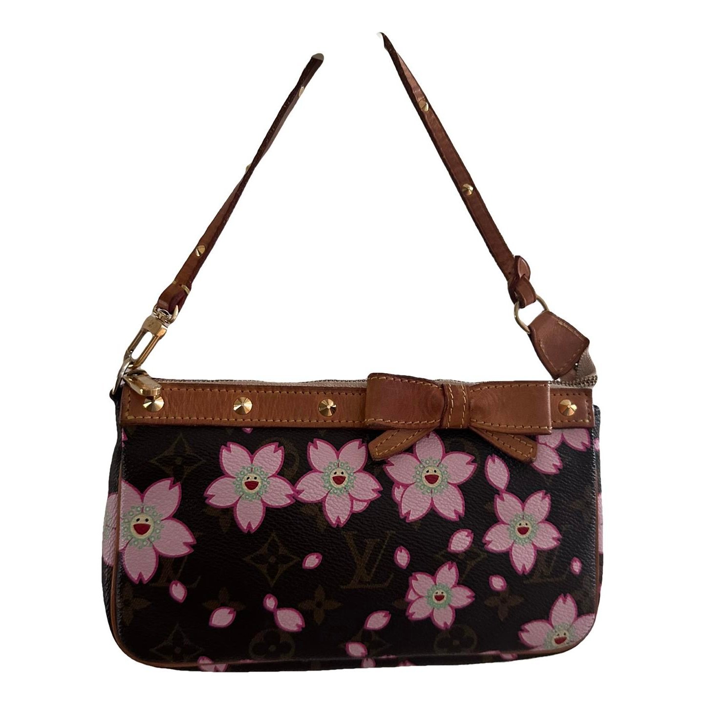 Pochette Accessoire leather handbag