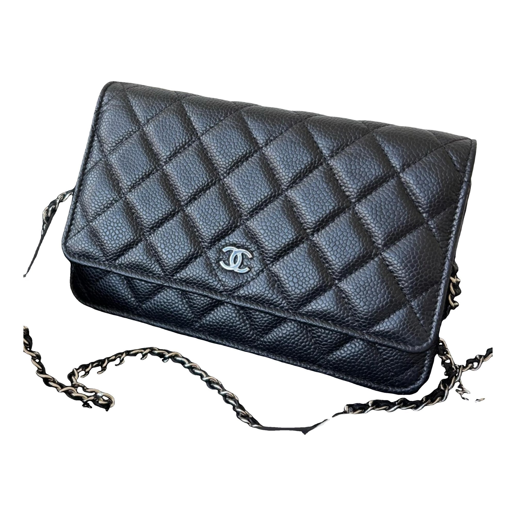 Wallet On Chain Timeless/Classique leather crossbody bag