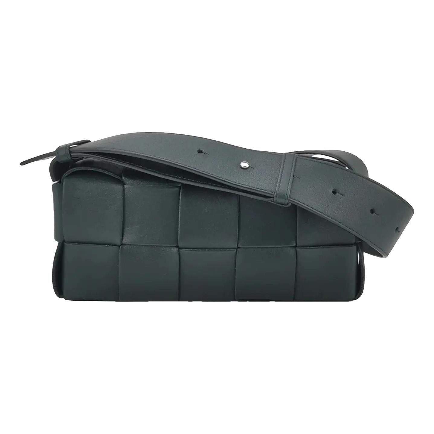 Cassette leather handbag