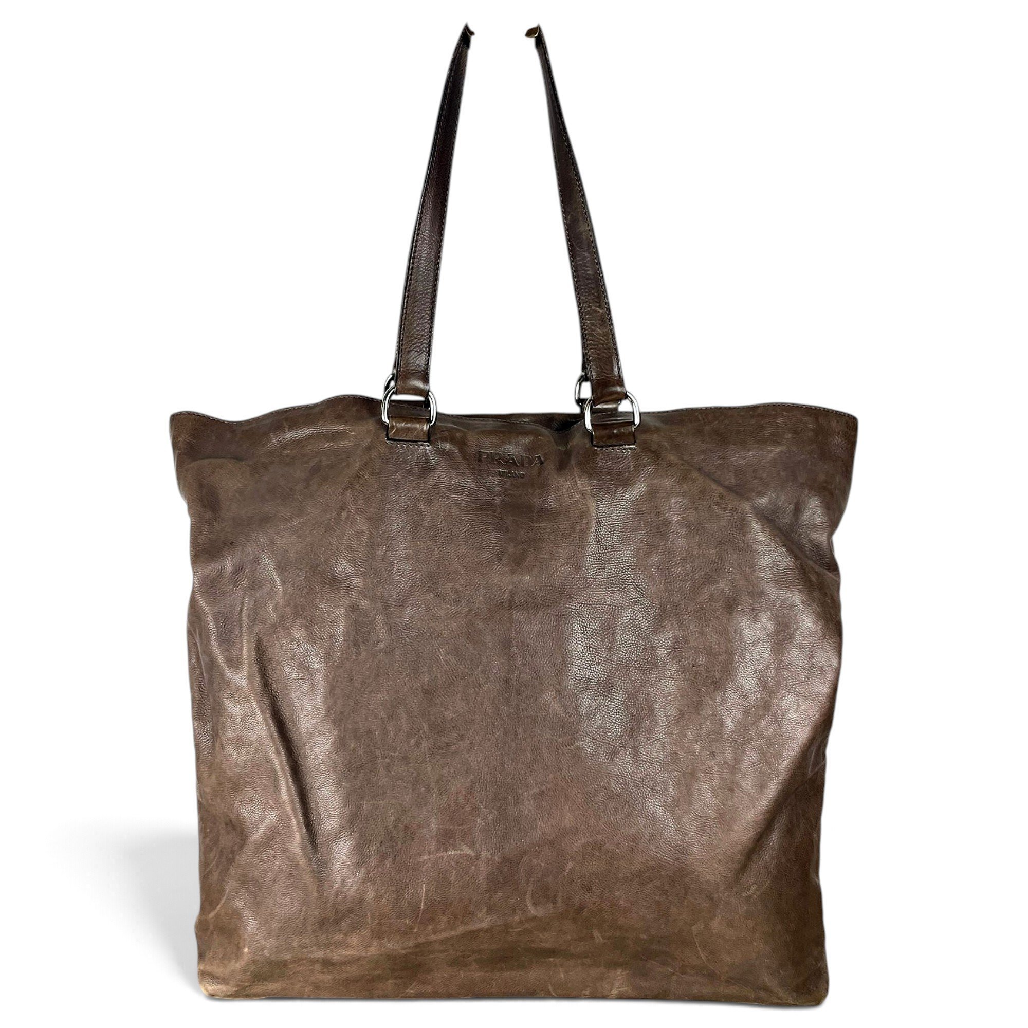 Leather handbag