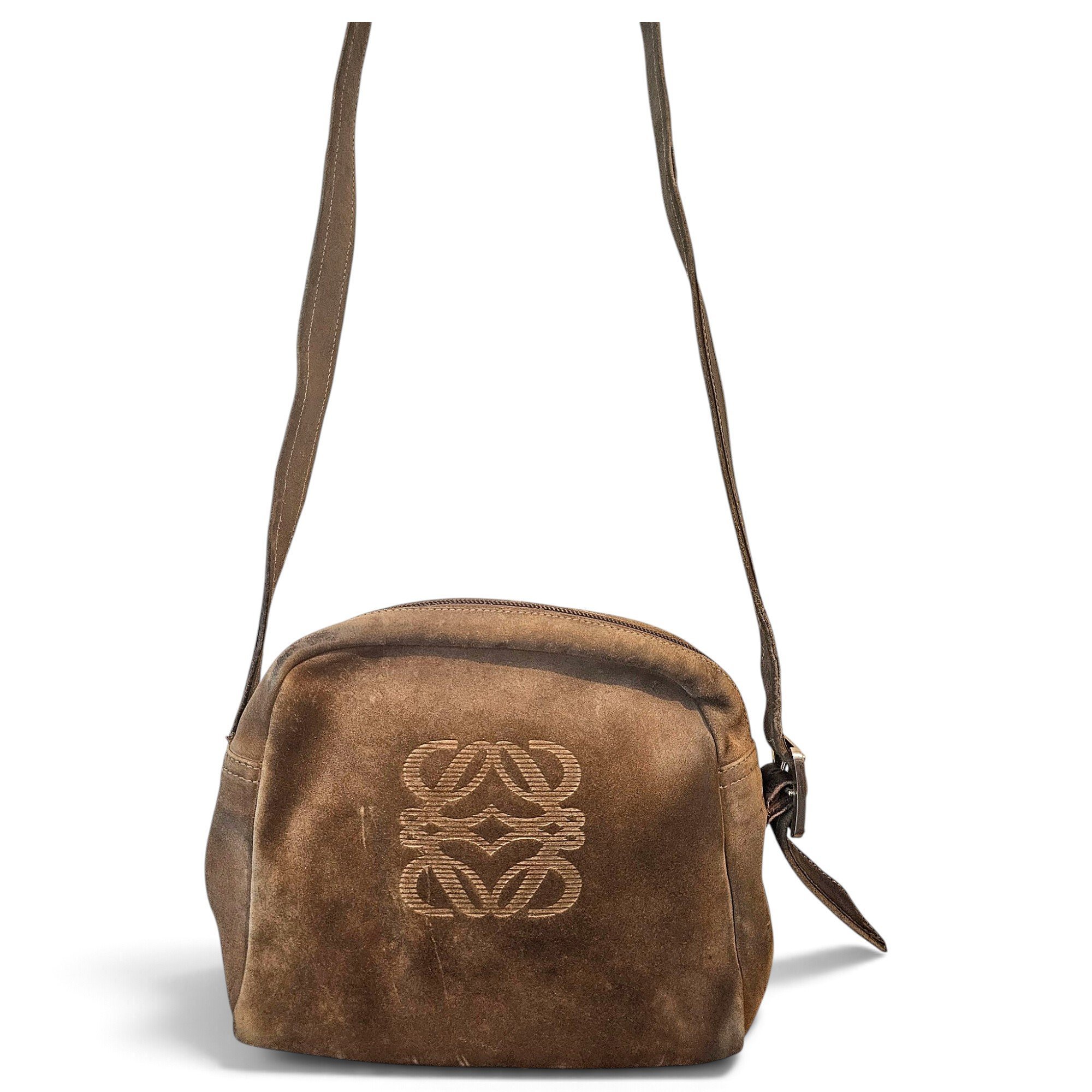 Anagram crossbody bag