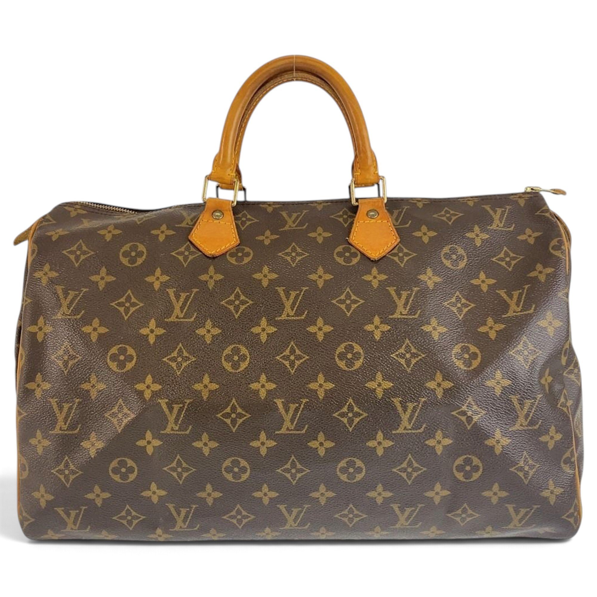 Speedy leather handbag