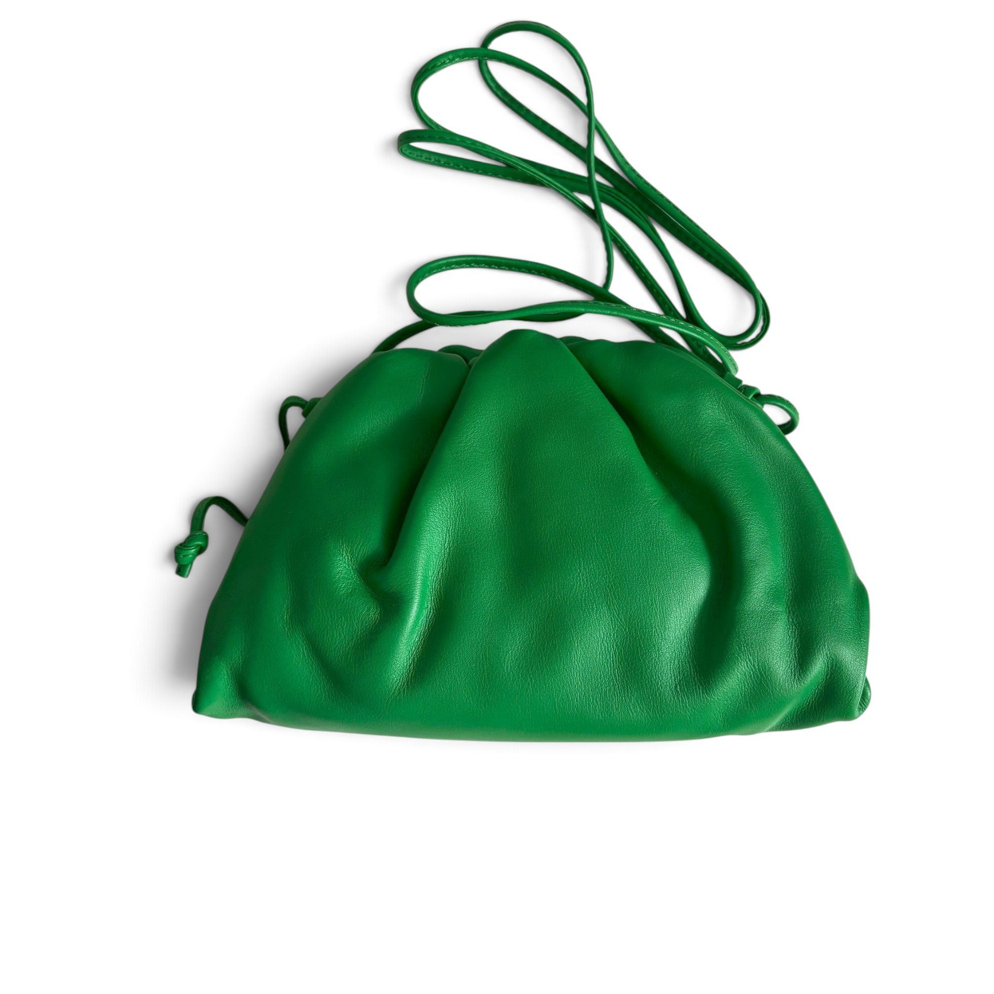 Pouch leather crossbody bag