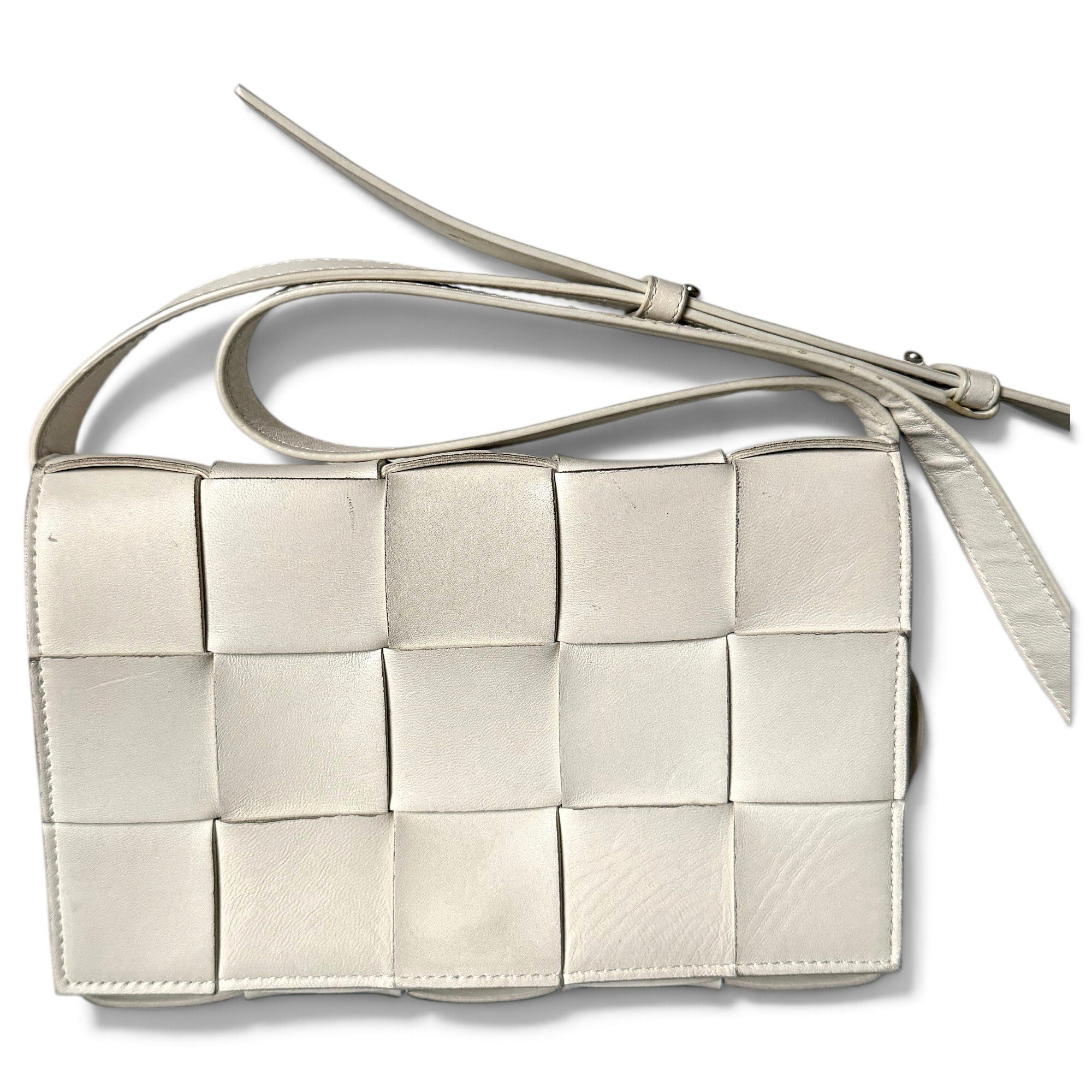 Cassette leather crossbody bag