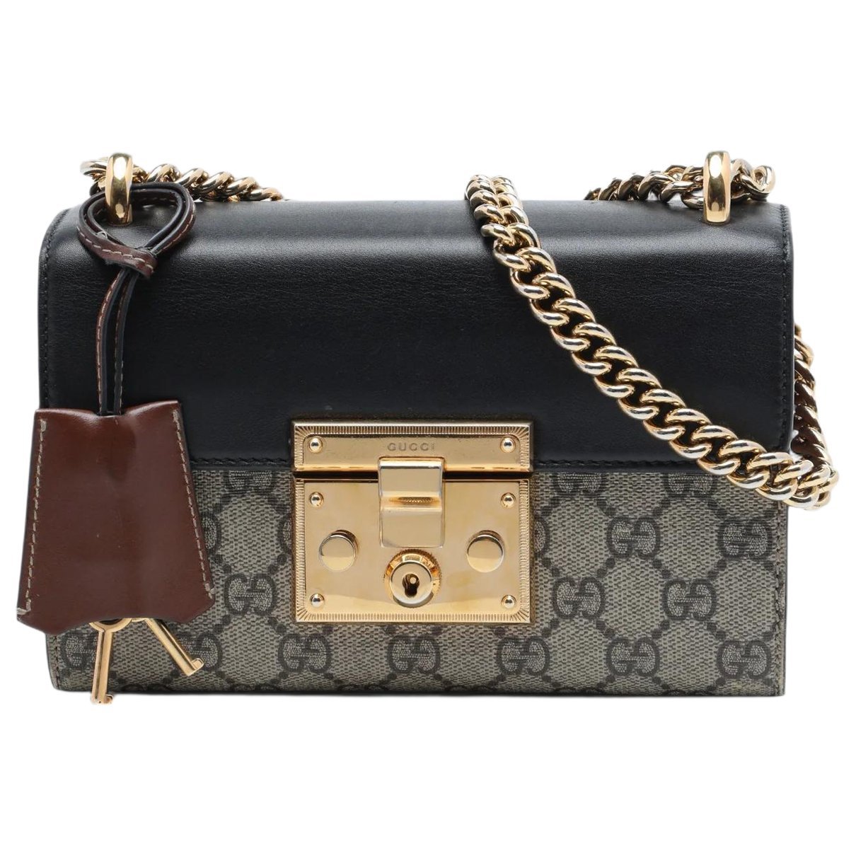 Padlock cloth crossbody bag