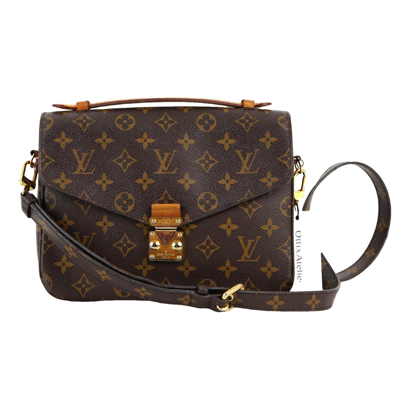 Metis leather crossbody bag