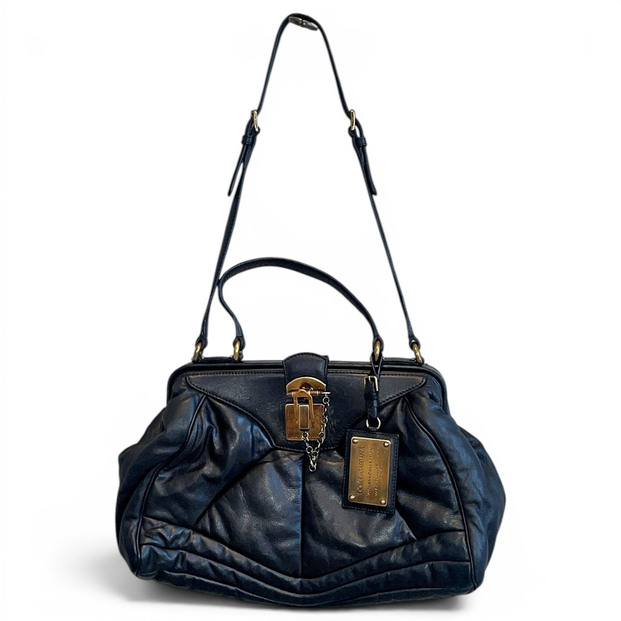 Lucia leather handbag