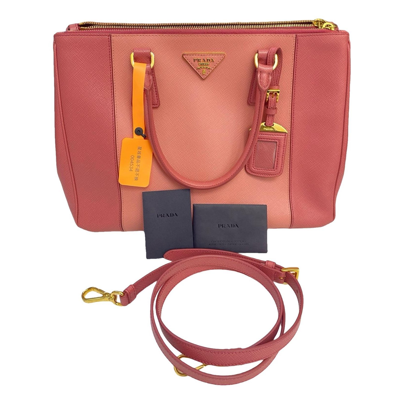 Galleria leather handbag
