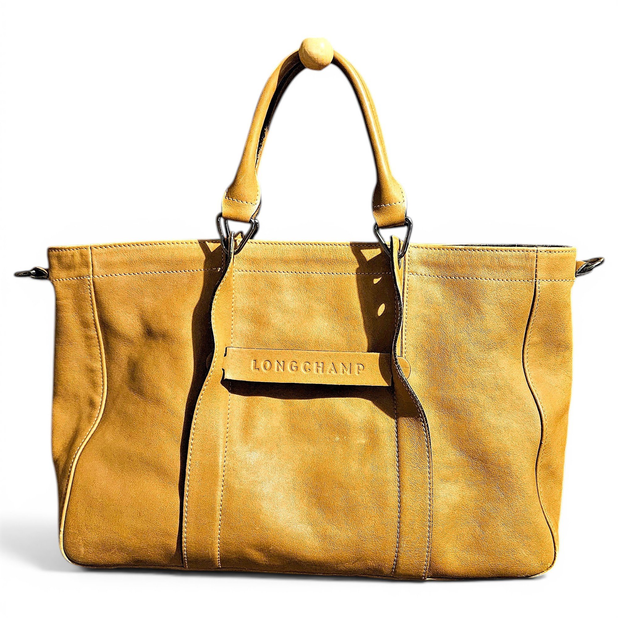 3D leather crossbody bag
