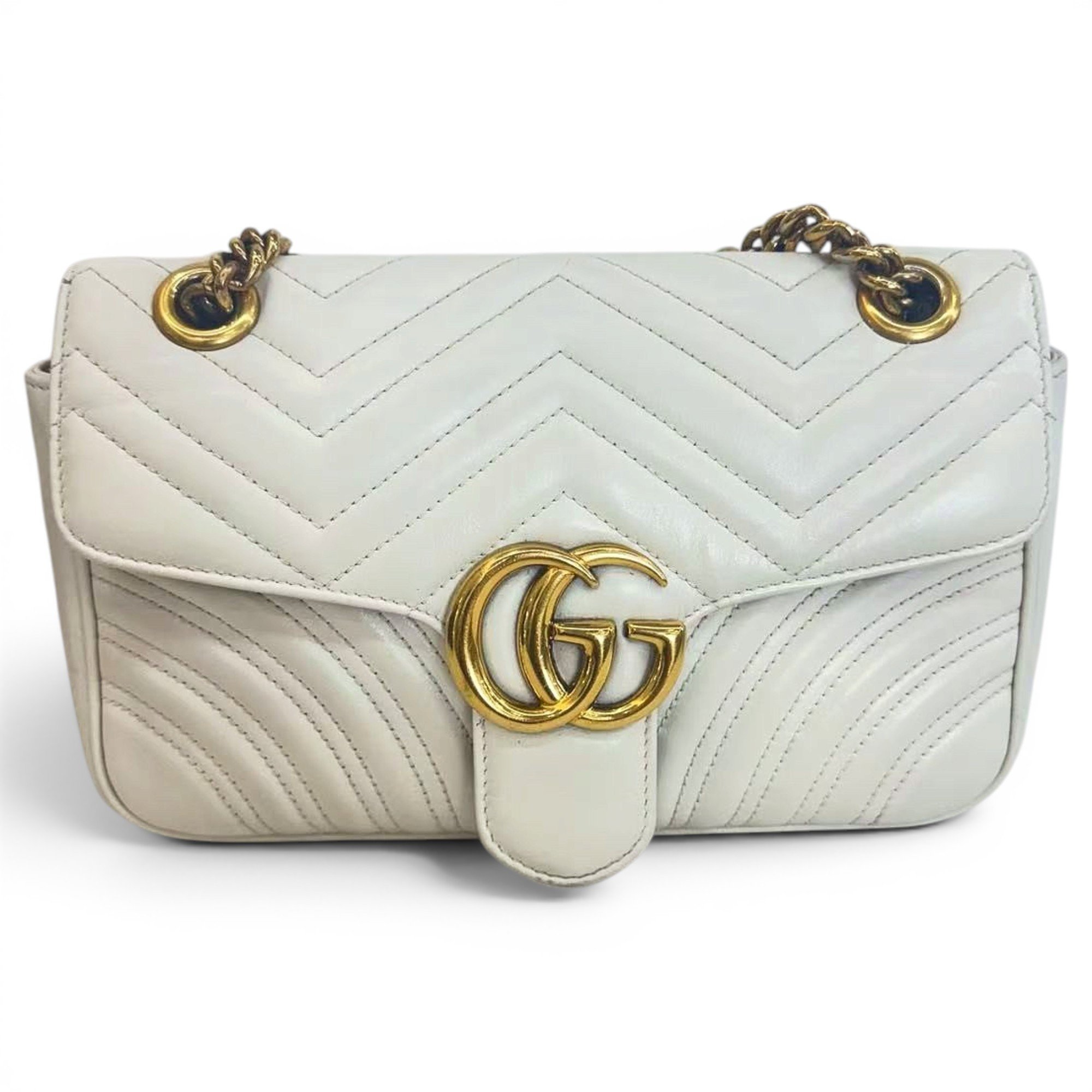 GG Marmont Flap leather handbag