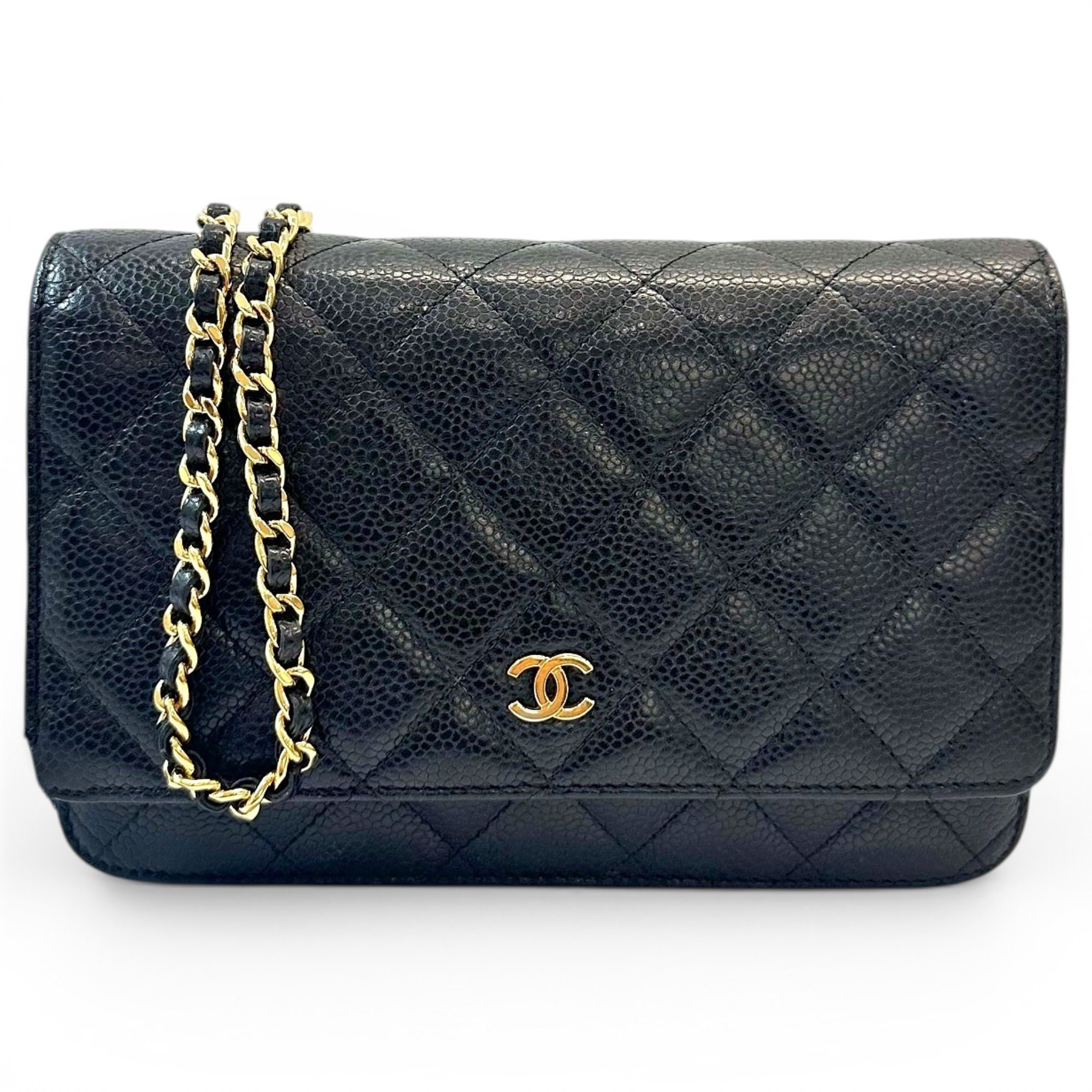 Wallet On Chain Timeless/Classique leather crossbody bag