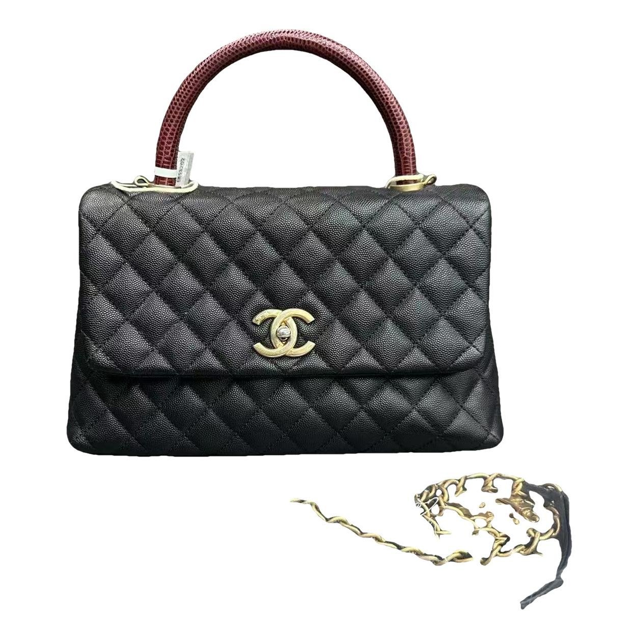 Coco Handle leather handbag