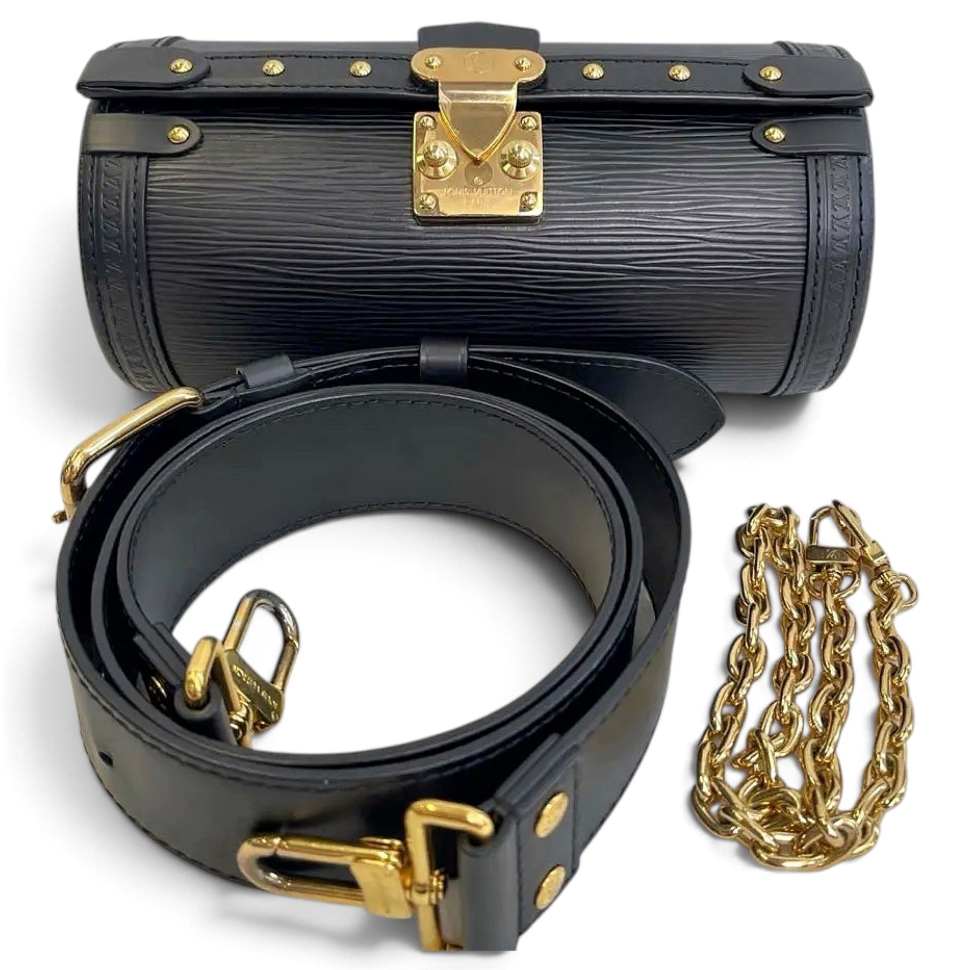 Papillon Trunk leather crossbody bag