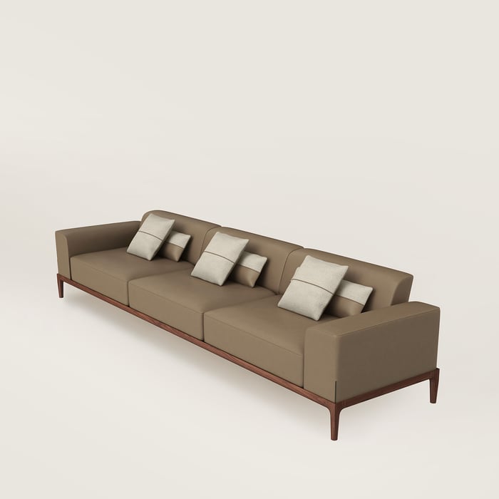 Étoupe Sofa Sellier 3-seater