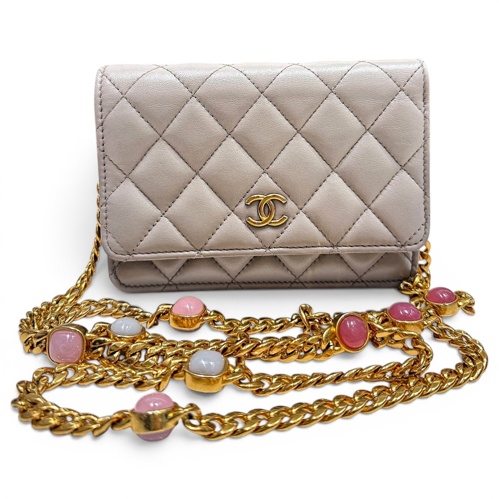 Wallet On Chain Timeless/Classique leather crossbody bag