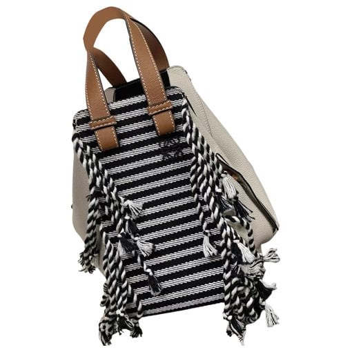 Hammock leather handbag