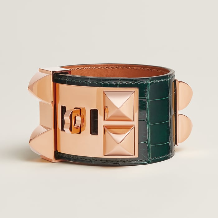 Vert Cyprès Collier De Chien Bracelet