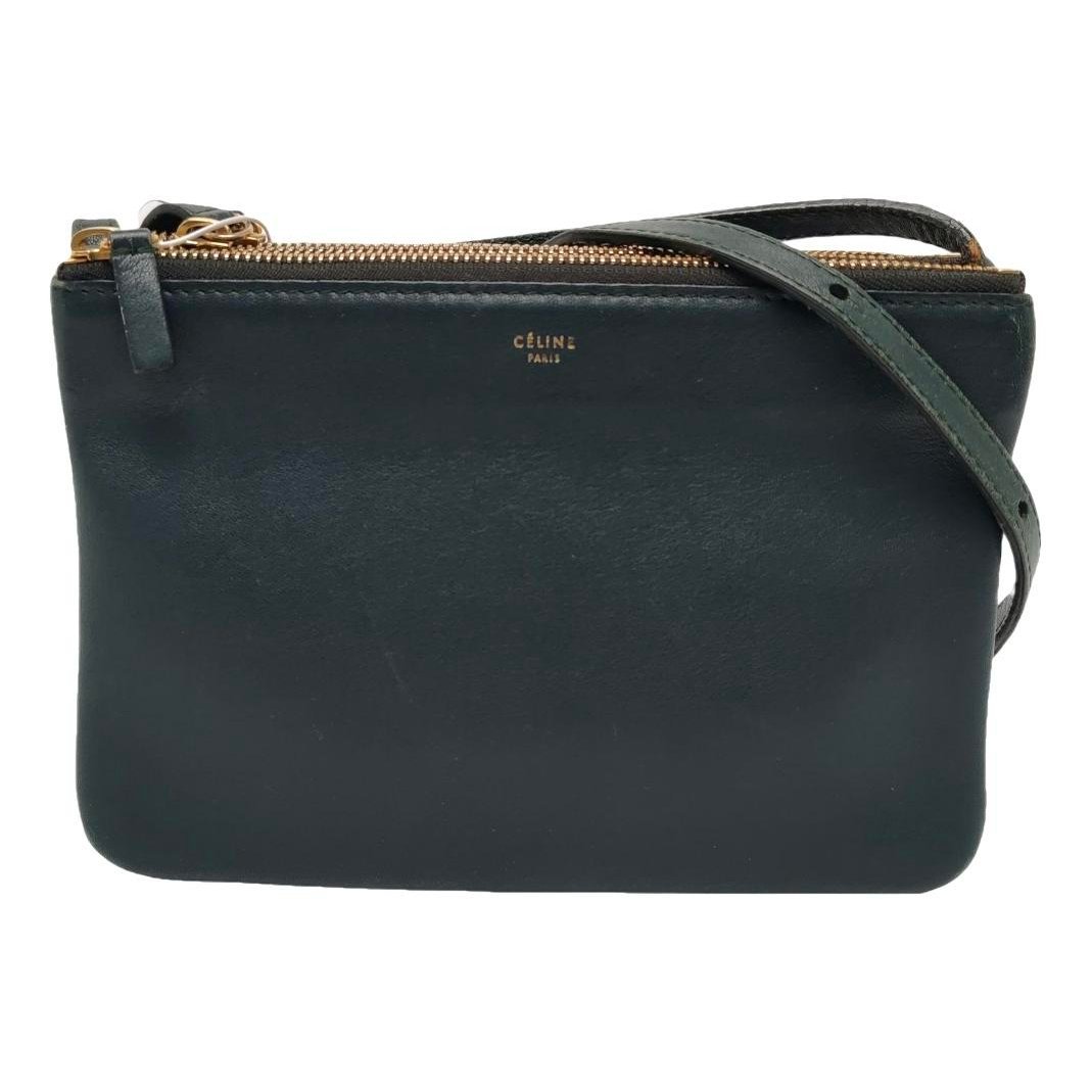 Trio leather crossbody bag