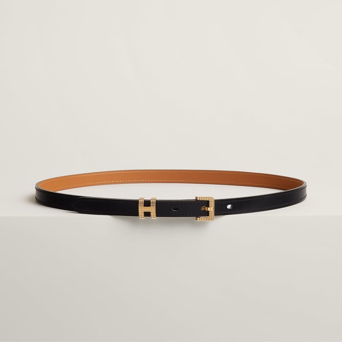Noir Pop H Guillochee 15 Belt