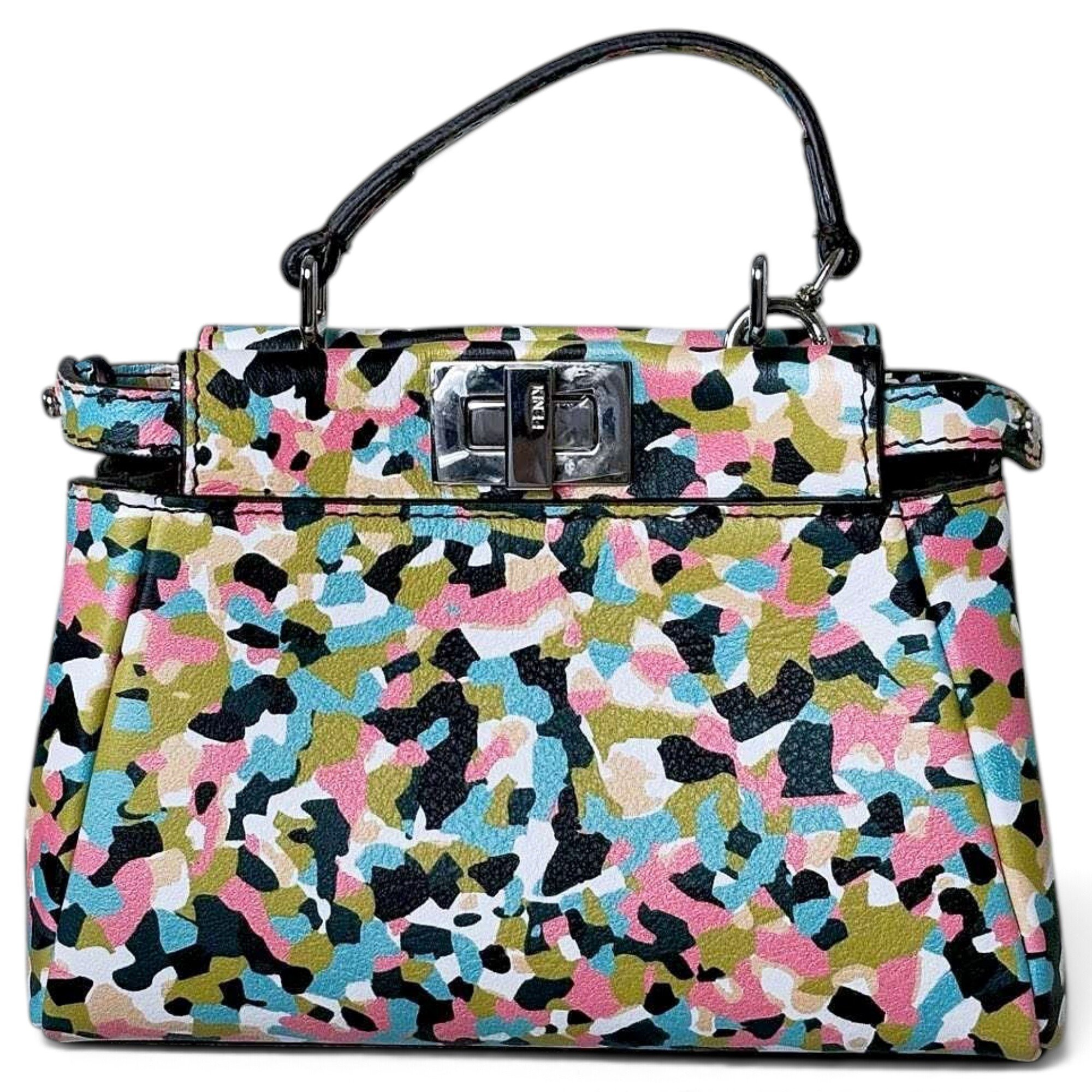 Peekaboo leather handbag