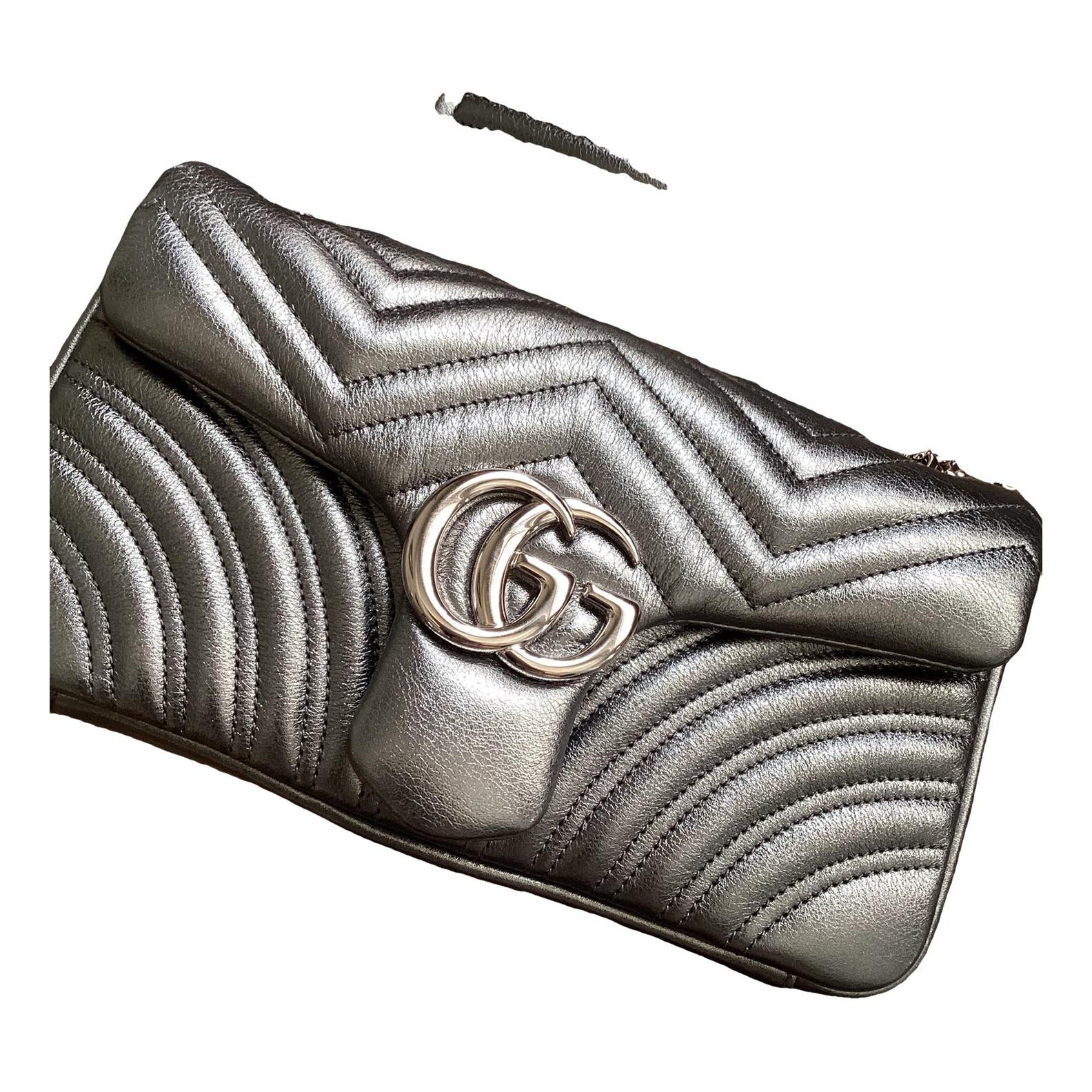 GG Marmont Flap leather crossbody bag