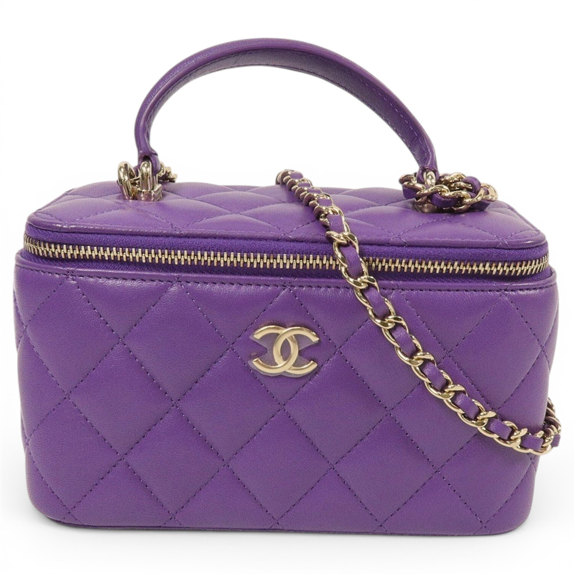 Vanity leather mini bag