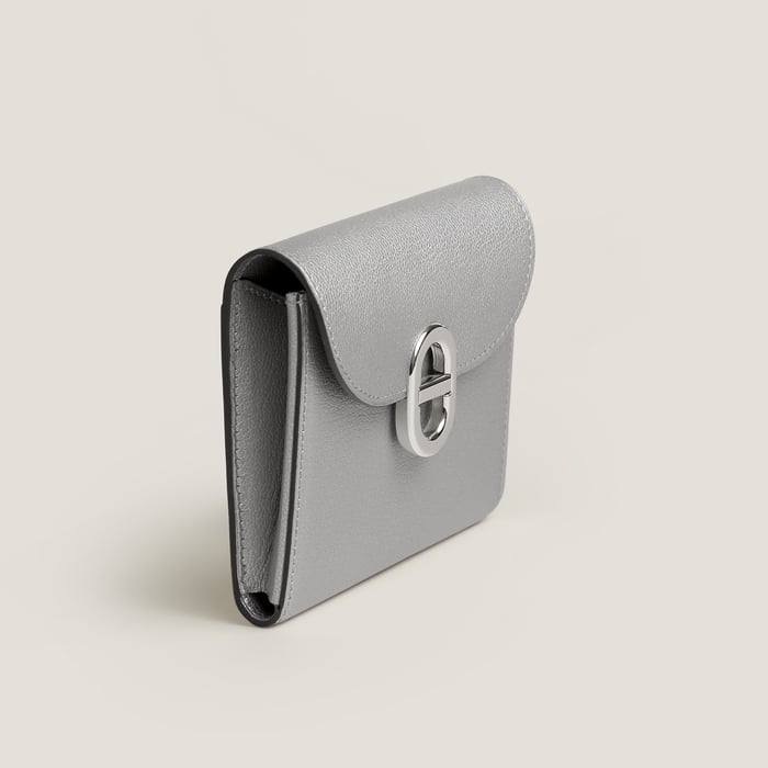 Silver Maillon Compact Wallet