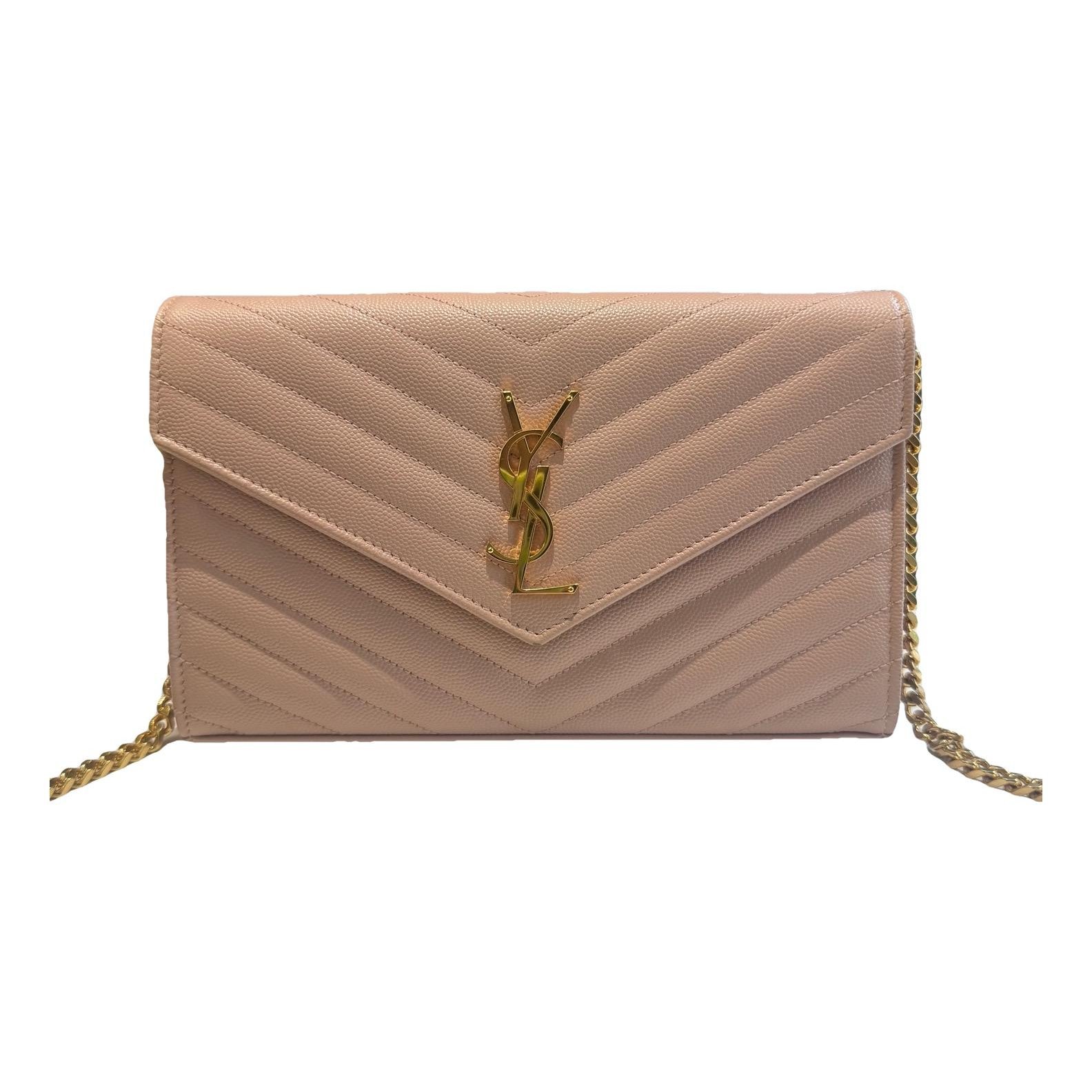 Portefeuille enveloppe leather handbag