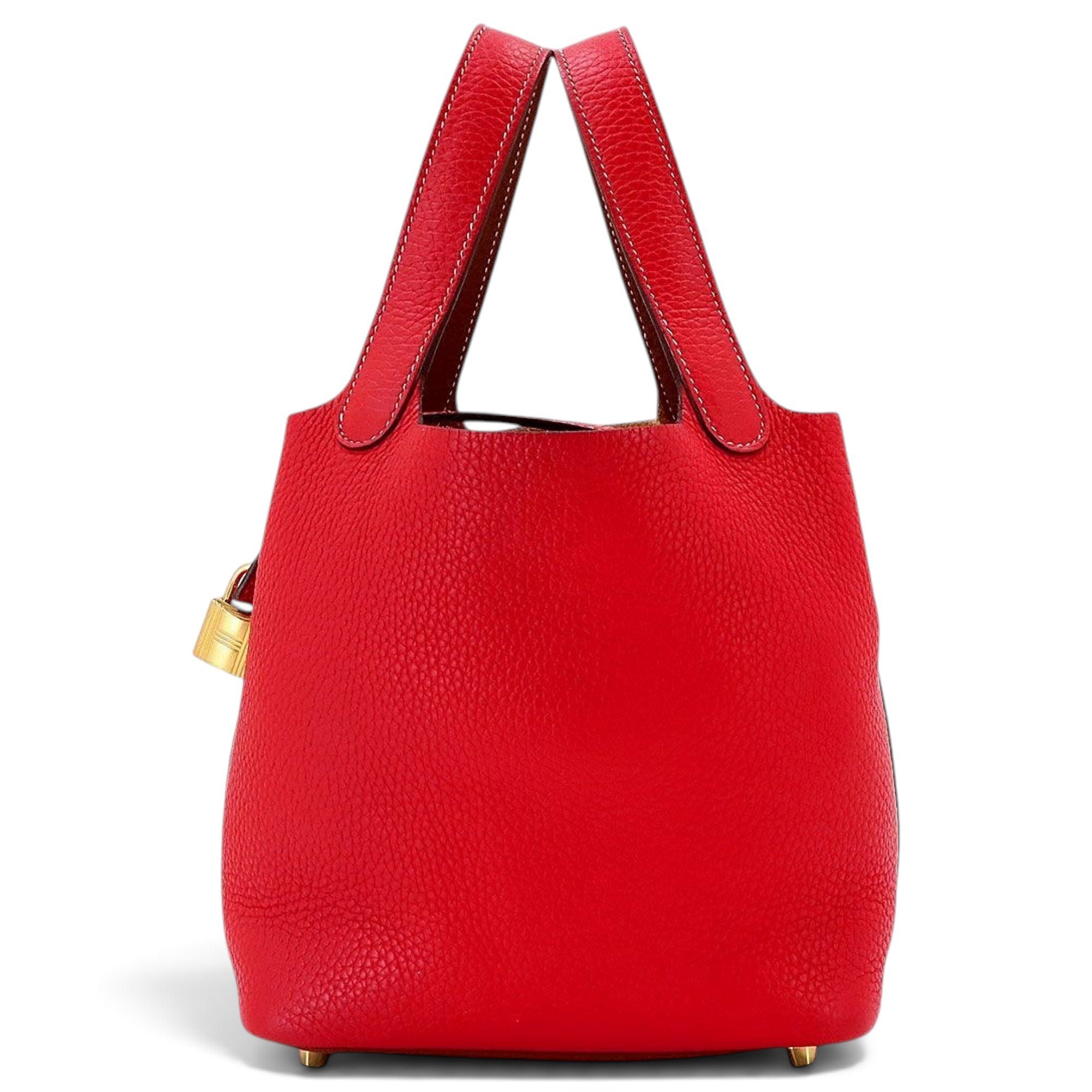 Picotin leather handbag