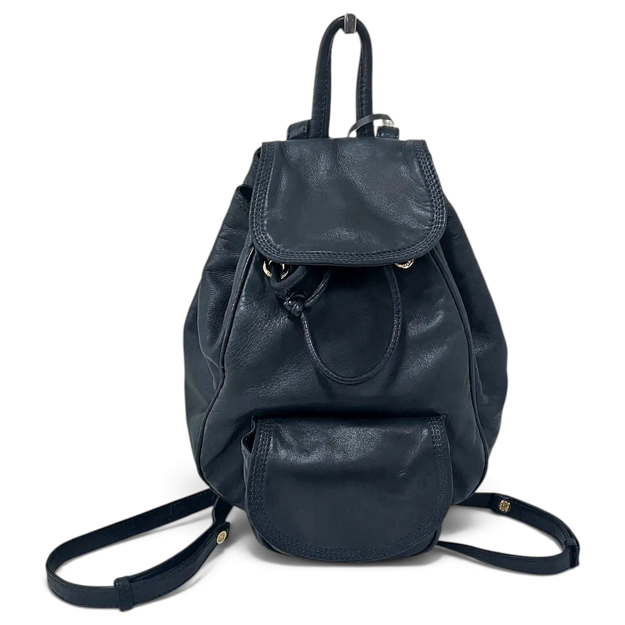 Leather backpack