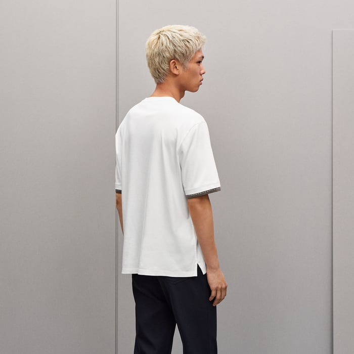 Blanc "Sellier" T-shirt