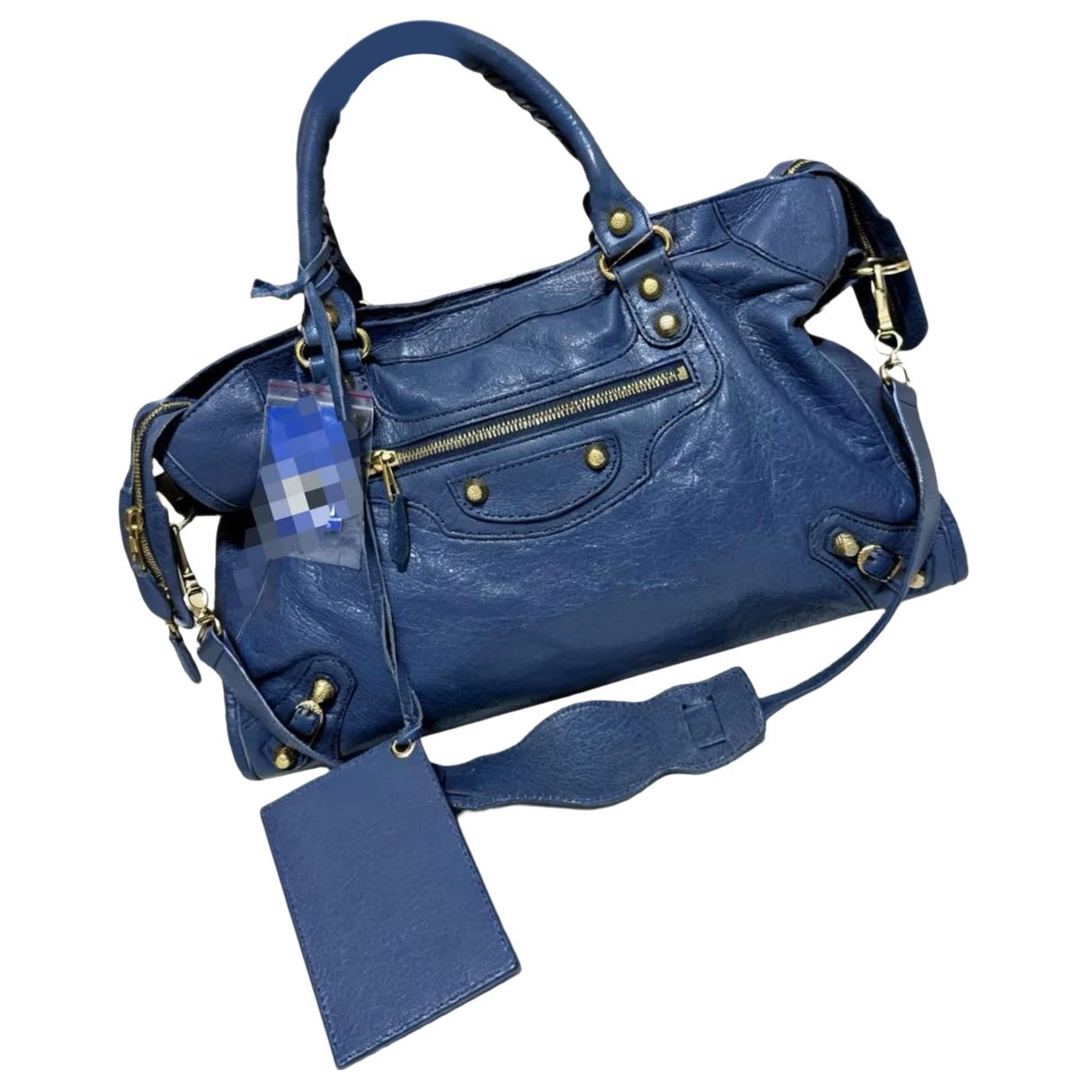 City leather bag