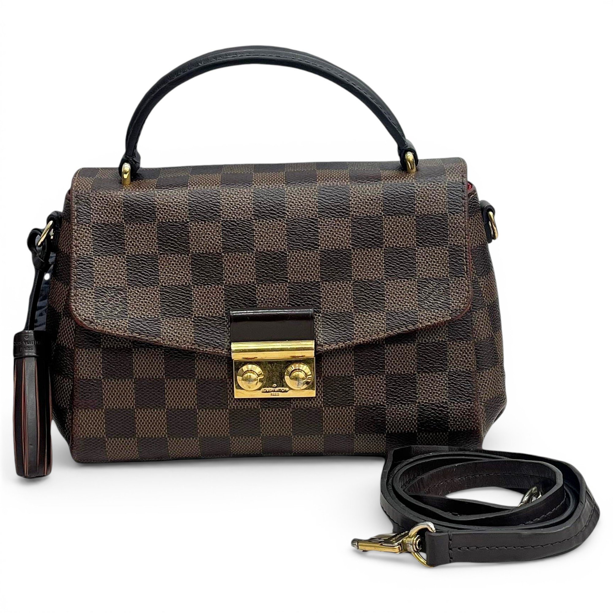 Croisette leather handbag