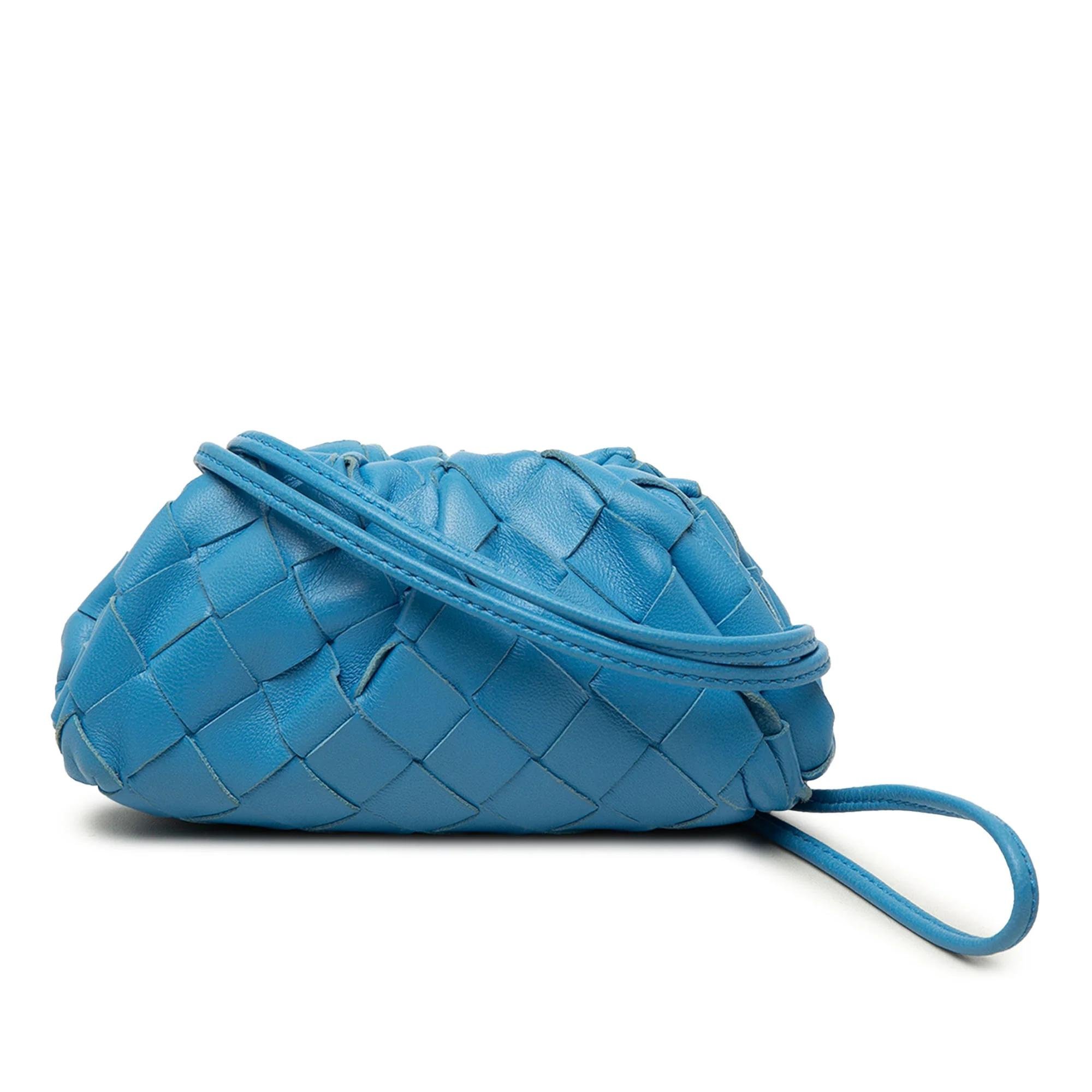 Pouch leather crossbody bag