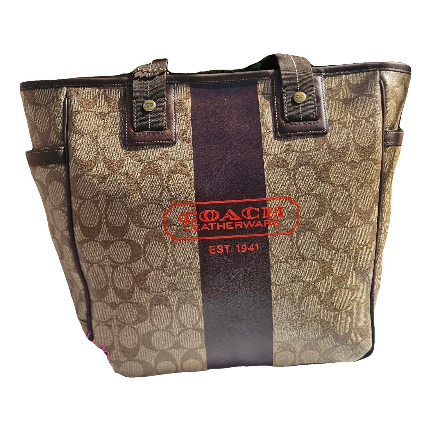 Leather tote