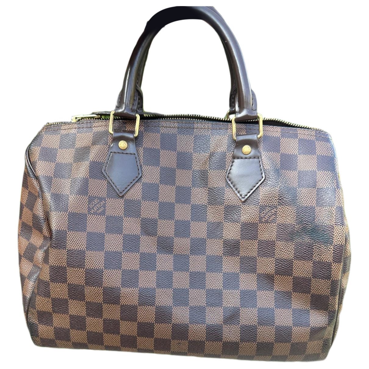Louis Vuitton Speedy cloth handbag