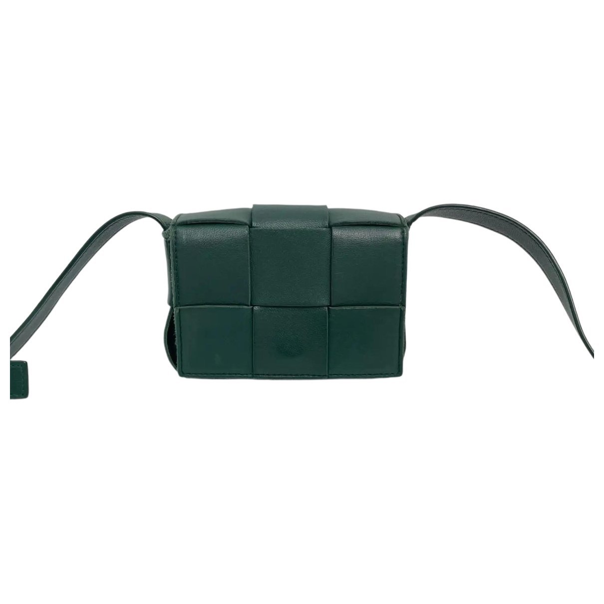 Cassette leather handbag